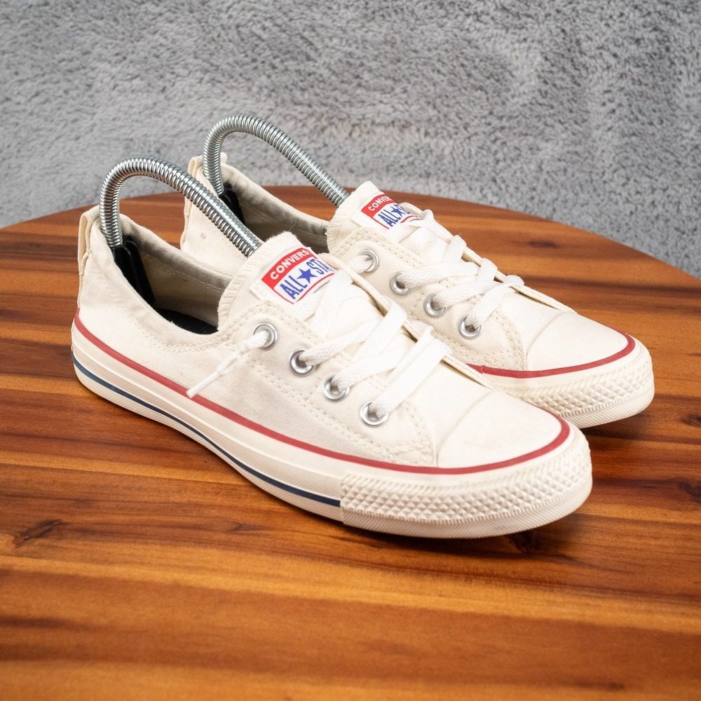 Converse All Star Shoreline Slip On Women's Size 7.5 Sneakers White
